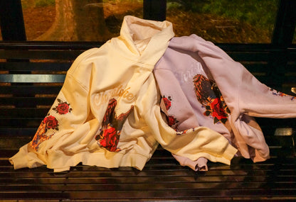 “Rosehym” Creme Hoodie